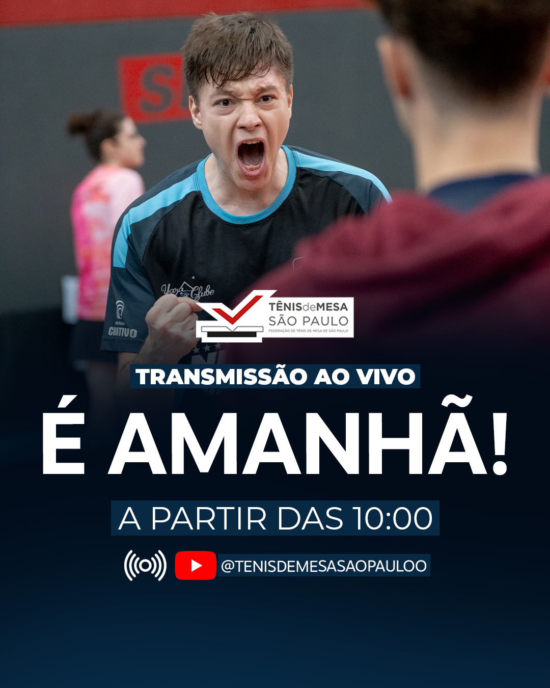 É amanhã - horário trnasmissao